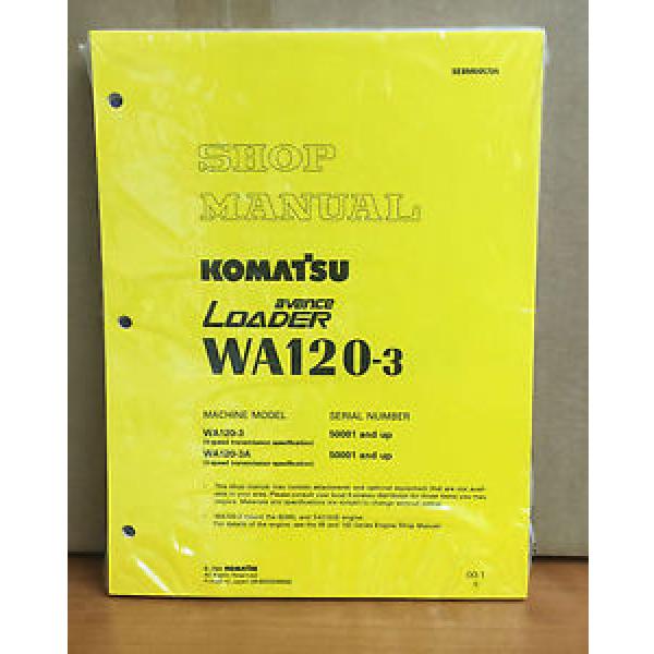 Komatsu WA120-3, W120-3A Avance Wheel Loader Shop Service Repair Manual #1 image