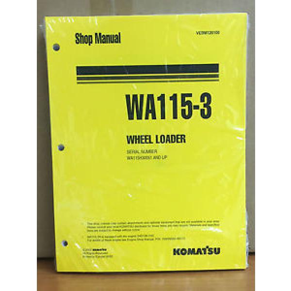 Komatsu WA115-3 Wheel Loader Shop Service Repair Manual #1 image