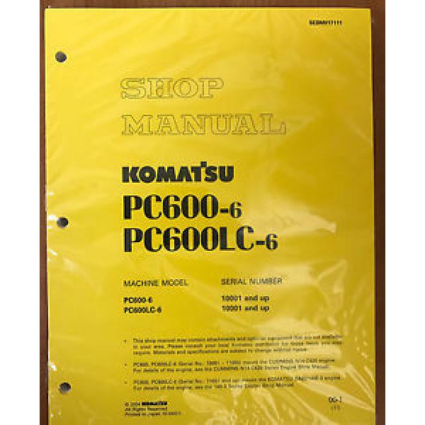 Komatsu Service PC600-6, PC600LC-6 Service Repair Manual #1 image