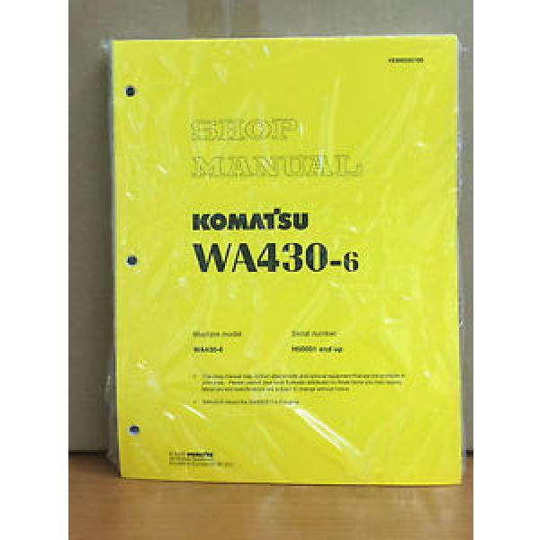 Komatsu WA430-6 Wheel Loader Shop Service Repair Manual #1 image