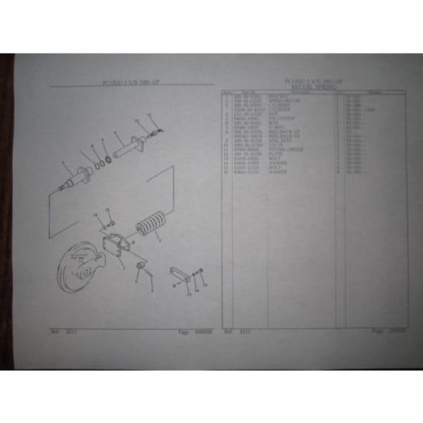 Komatsu PC12UU-1 mini excavator parts Manual #2 image