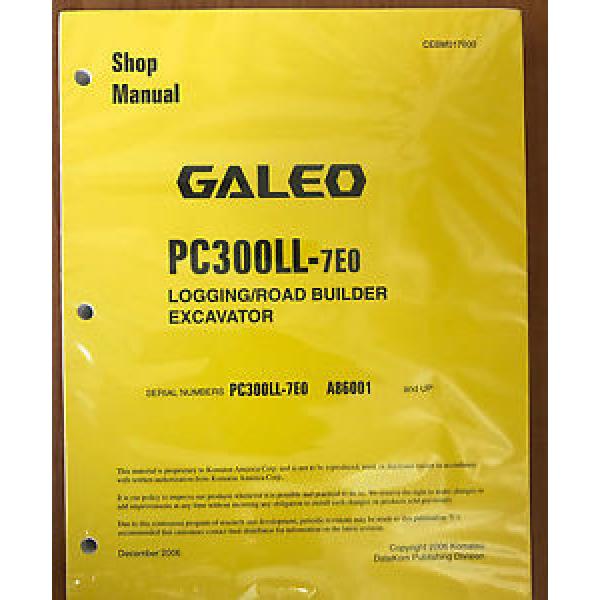 Komatsu Service PC300LL-7E0 Shop Repair Manual NEW #1 image