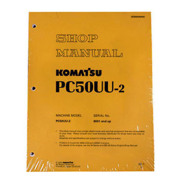 Komatsu Service PC50UU-2 Excavator Shop Repair Manual #1 image