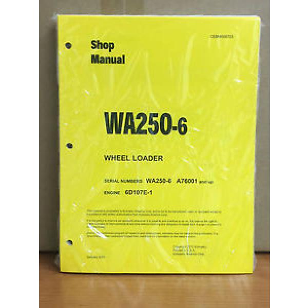 Komatsu WA250-6 Wheel Loader Shop Service Repair Manual #1 image