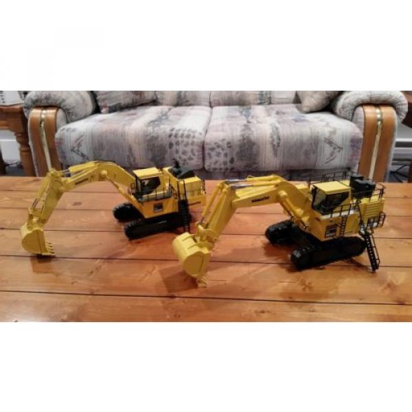 Komatsu PC 3000 &amp; PC 2000 Mining Shovel Excavators 1/50 Scale *NEW * Lot of 2! #1 image