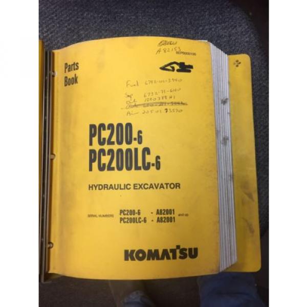 Komatsu PC200-6 Parts Manual #3 image