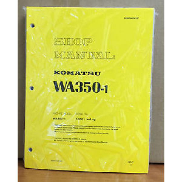 Komatsu WA350-1 Wheel Loader Shop Service Repair Manual #1 image