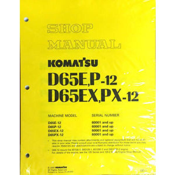 Komatsu D65E/P-12, D65EX/PX-12 Dozer Bulldozer Service Shop Repair Manual #1 image