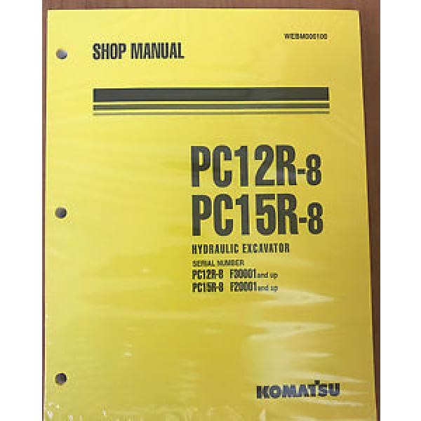 Komatsu Service PC12R-8, PC15R-8 Shop Manual NEW #1 image