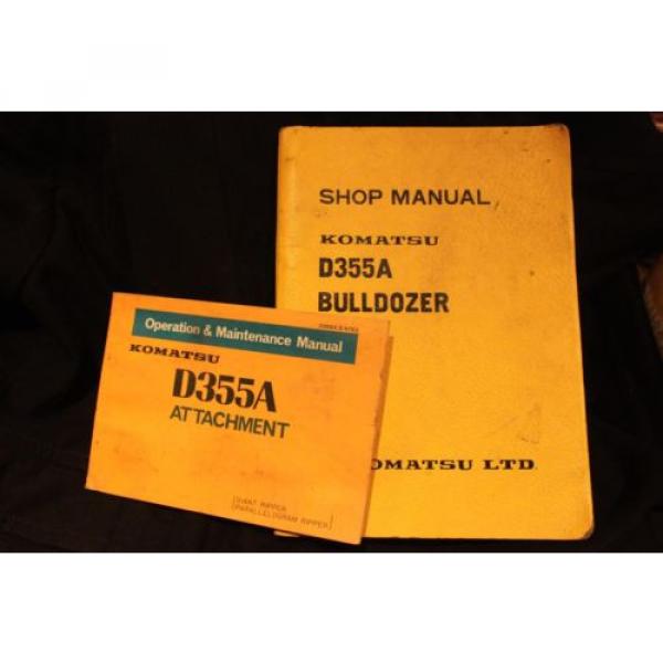 Komatsu attachment book shop Manual Catalog dozer crawler D355A #1 image