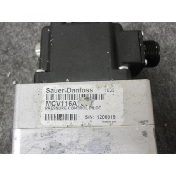 SAUER DANFOSS FLOW CONTROL SERVO VALVE # KVFBC9309 MCV116A #3 image