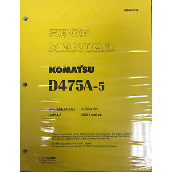 Komatsu D475A-5 Service Repair Workshop Printed Manual #1 image