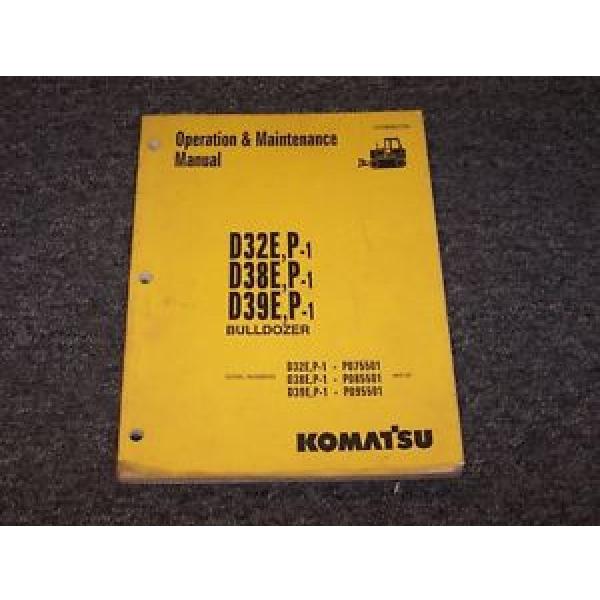 Komatsu D32E-1 D32P-1 Bulldozer Dozer Crawler Owner Operator Maintenance Manual #1 image