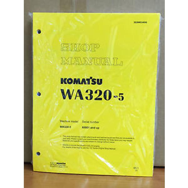 Komatsu WA320-5 Wheel Loader Shop Service Repair Manual #1 image