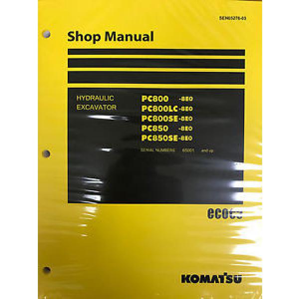 Komatsu PC800-8E0 PC800LC-8E0 PC800SE-8E0 PC850-8E0 PC850SE-8E0 Service Repair P #1 image