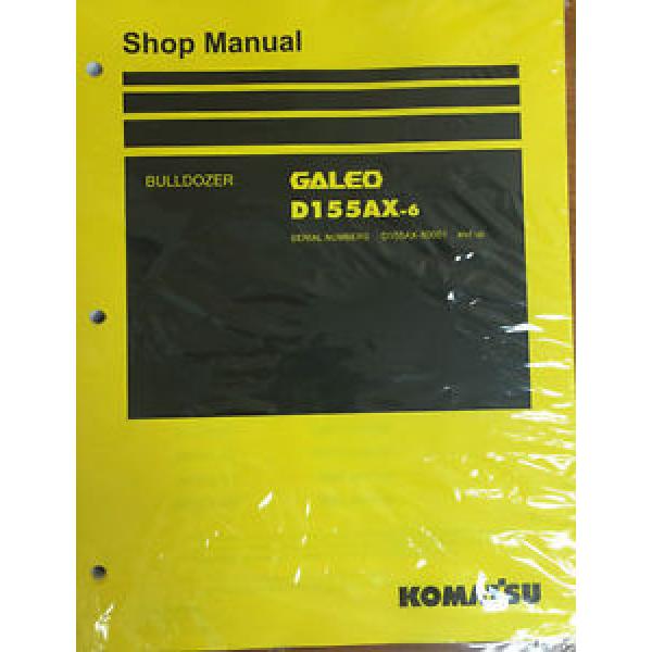 Komatsu D155AX-6 Crawler Tractor Dozer Bulldozer Shop Repair Service Manual #1 image