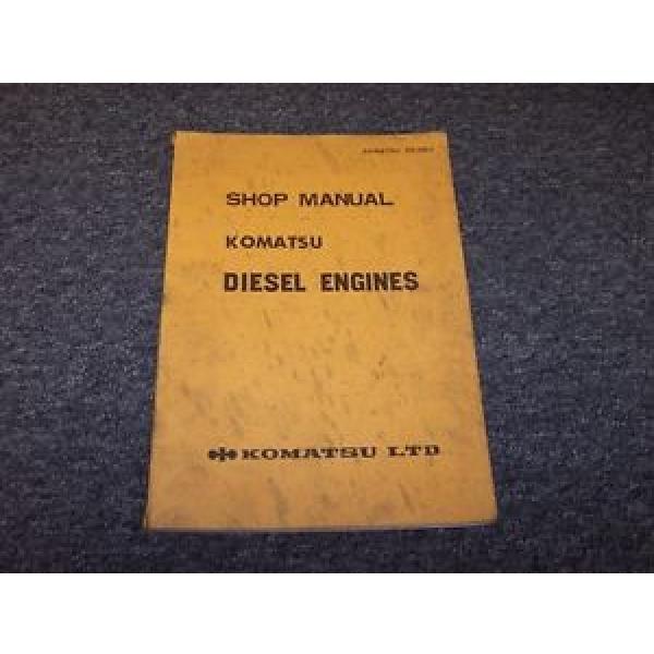 Komatsu 4D120-11 S4D120-11 4D155-3 Diesel Engine Shop Service Repair Manual Book #1 image