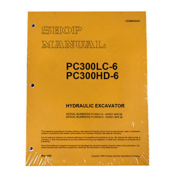 Komatsu PC300HD-6LE, PC300LC-6LE Service Repair Printed Manual #1 image