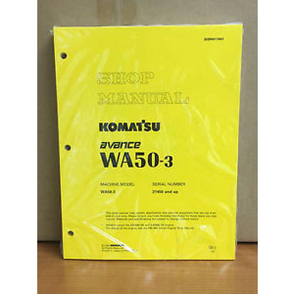 Komatsu WA50-3 Avance Wheel Loader Shop Service Repair Manual #1 image