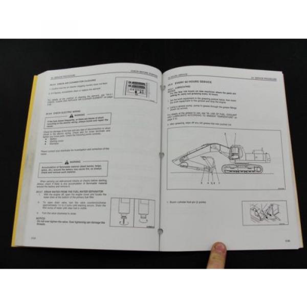 Komatsu excavator operators owner users manual PC300LC-6 PC300HD-6 CEAM3006C1 #4 image