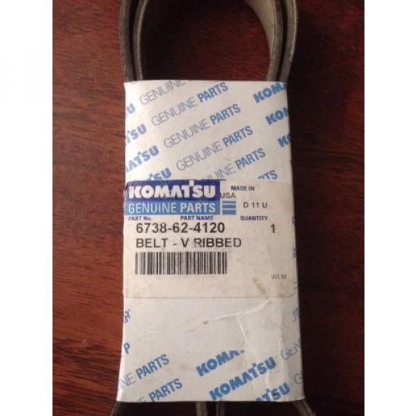 Komatsu ribbed Belt 6738-62-4120 #2 image