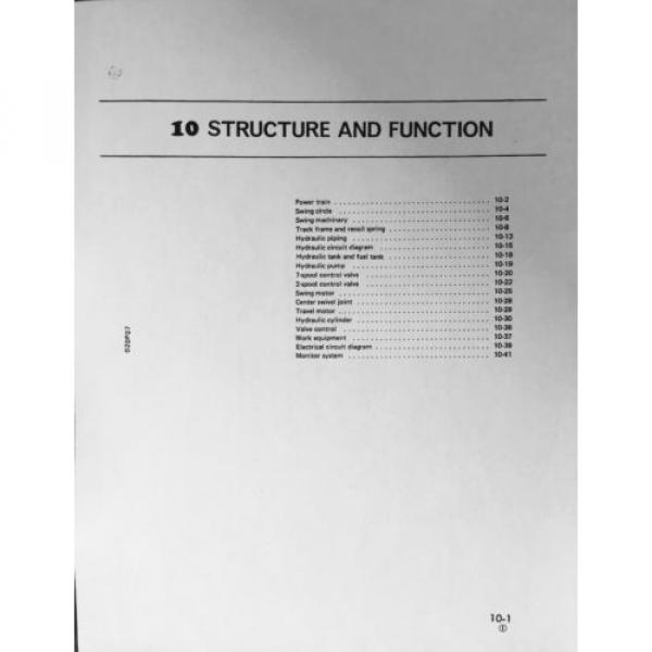 KOMATSU PC10-7 PC15-3 PC20-7 Hydraulic Excavator Service Shop Repair Manual Book #3 image