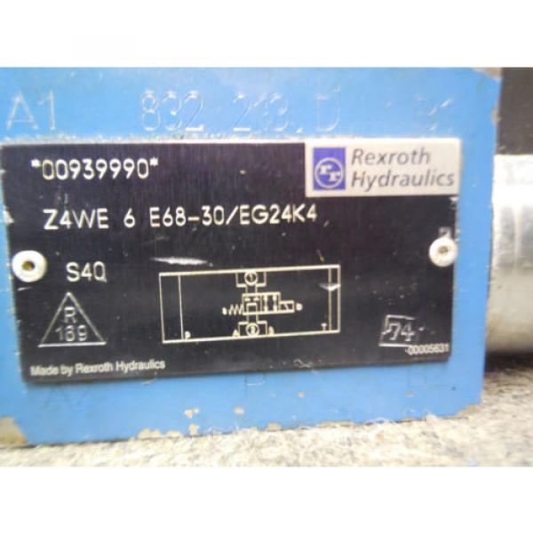 Origin REXROTH DIRECTIONAL VALVE Z4WE6E68-30/EG24K4 #2 image