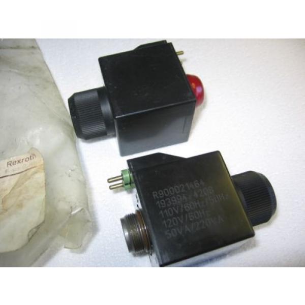 Lot of 2 Bosch Rexroth R900545656 Hydraulic Control Valve Solenoid 110/20/50/60 #1 image