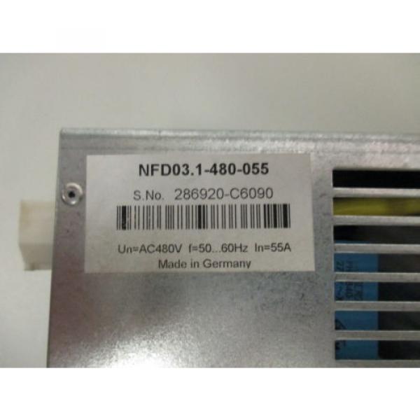 REXROTH INDRAMAT NFD031-480-055 LINE FILTER #3 image