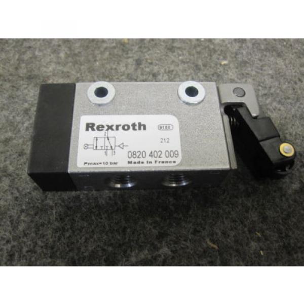 Origin REXROTH MECHANICAL DIRECTIONAL VALVE 3/2 G1/8 ROLLER # 0820402009 #1 image