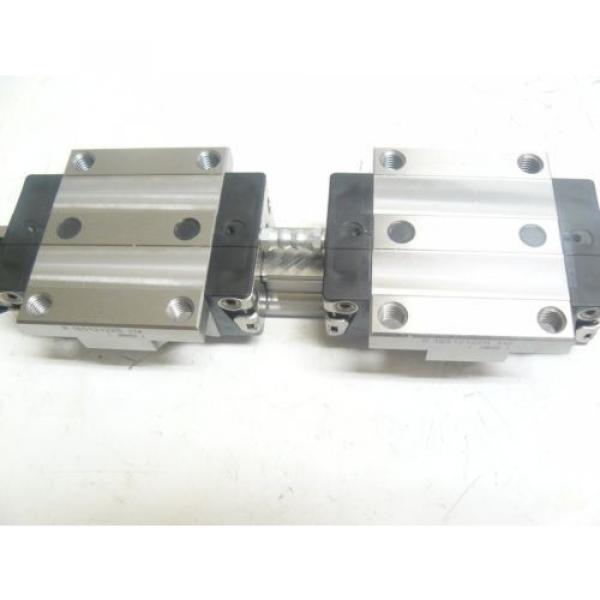 2 Origin REXROTH R 165121220 SLIDE ROLLER BEARINGS WITH LINER RAIL 1875#034;LONG #3 image