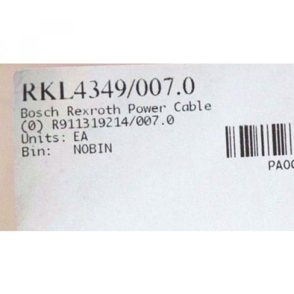 NEW USA France REXROTH RKL4349 CABLE 7.00M LENGTH RKL4349/007.0 #3 image