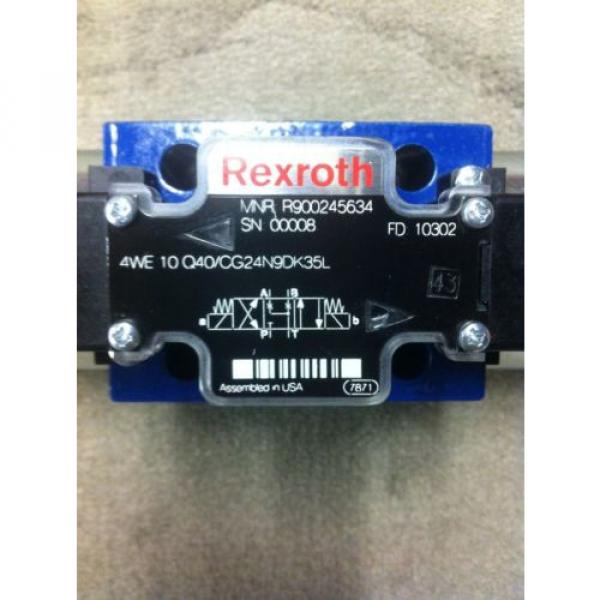 REXROTH 4WE10Q40/CG24N9DK35L DIRECTIONAL SOLENOID VALVE Origin R900245634 #2 image