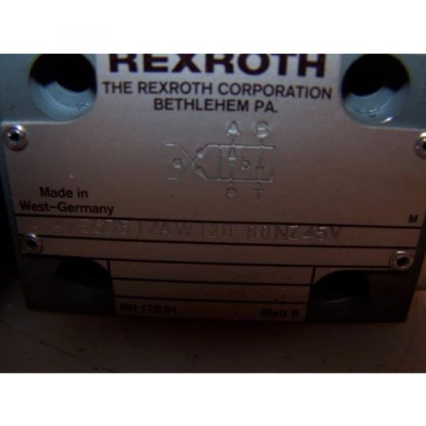 Origin REXROTH 4WE6D51/AW120-60NZ45V HYDRAULIC DIRECTIONAL CONTROL VALVE #2 image