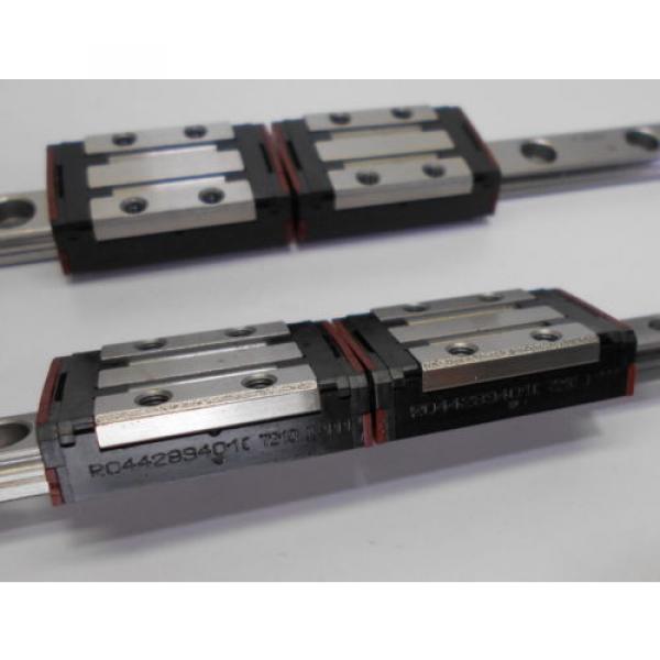 Pair Mexico Russia Rexroth 7210 R044289401 Dual Block + 185mm Slide Rail #3 image