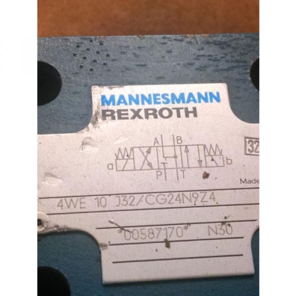 Mannesesmann Rexroth Directional Valve 4WE 10 J32/CG24N9Z4 #2 image