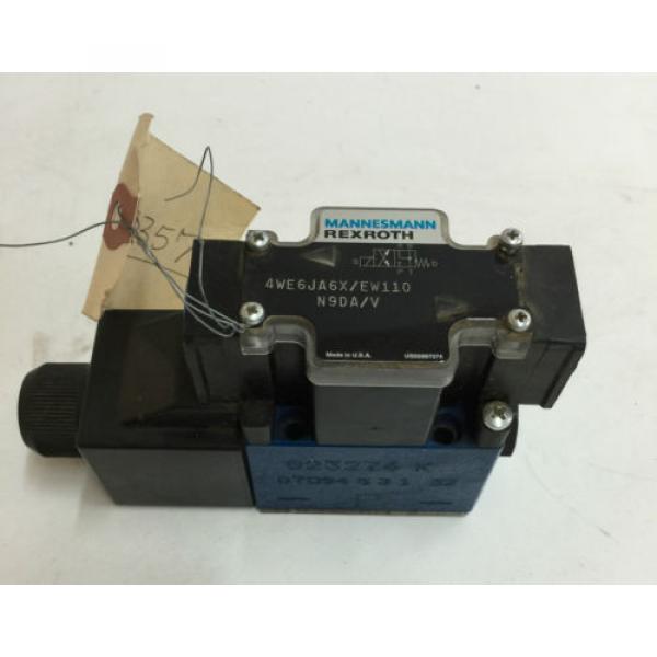 Origin REXROTH HYDRAULIC SOLENOID VALVE 4WE6JA6X/EW110N9DA/V #1 image