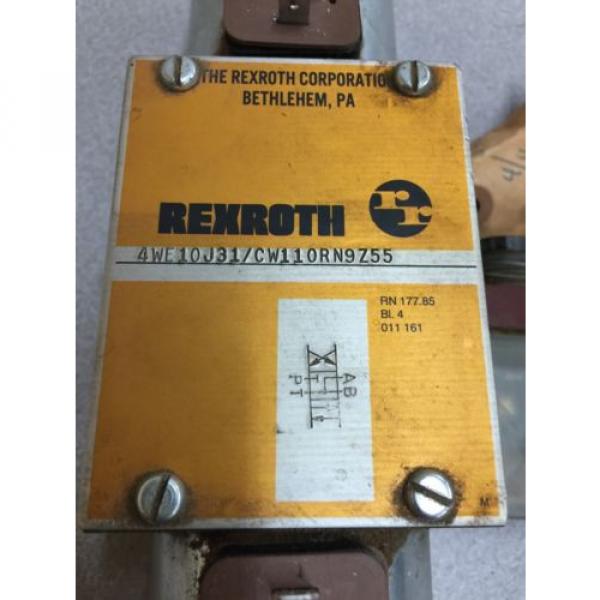 Origin REXROTH HYDRAULIC VALVE 4WE10J31/CW110RN9Z55 #2 image