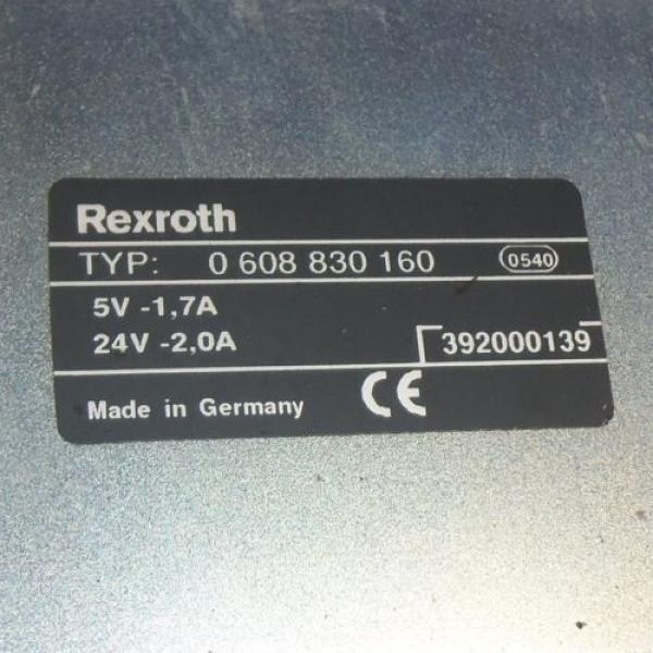 REXROTH France Dutch ERGOSPIN TIGHTENING CONTROLLER 0 608 830 160 #2 image