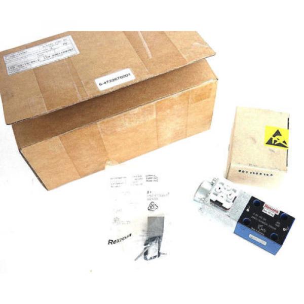 NIB BOSCH REXROTH 0 811 402 031 PROPORTIONAL VALVE W/ 0811405145 AMP MODULE #1 image