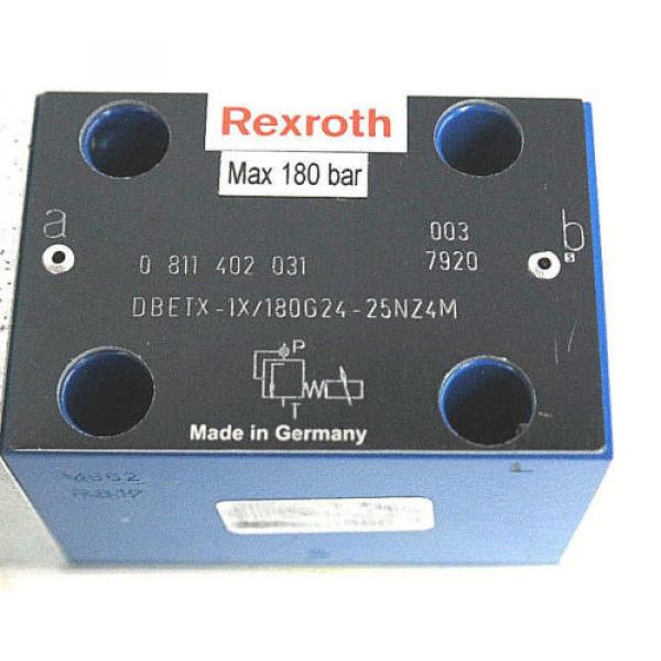 NIB BOSCH REXROTH 0 811 402 031 PROPORTIONAL VALVE W/ 0811405145 AMP MODULE #4 image