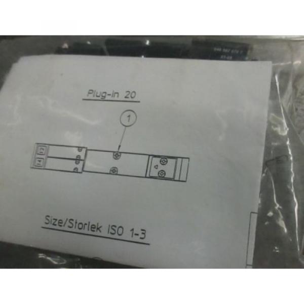 Origin  UNUSED REXROTH BOSCH Group 261-009-120-0 PNEUMATIC Double VALVE 24VDC #2 image