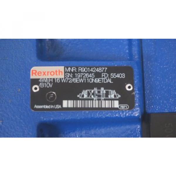 Origin REXROTH 4WE6J62/EW110N9DAL/B10V VALVE W/ 4WEH16W72/6EW110N9ETDAL/B10V #4 image