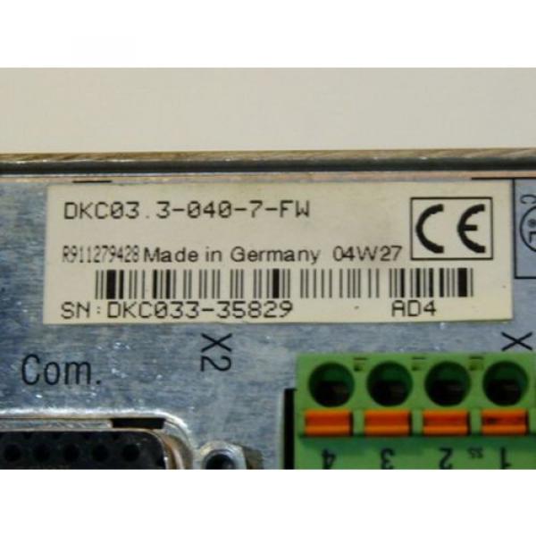 Rexroth Indramat DKC033-040-7-FW Eco-Drive Frequenzumrichter Serien Nr DKC033- #4 image