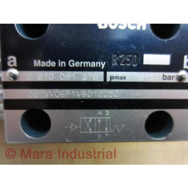 Rexroth Bosch 0 810 091 376 Valve 081WV06P1V6012D50 - origin No Box #5 image