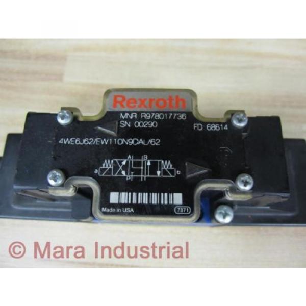 Rexroth Bosch R978017736 Valve 4WE6J62/EW110N9DAL/62 - origin No Box #2 image