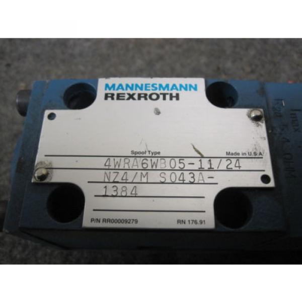 Origin REXROTH DIRECTIONAL VALVE # 4WRA6WB05-11/24NZ4/M #2 image