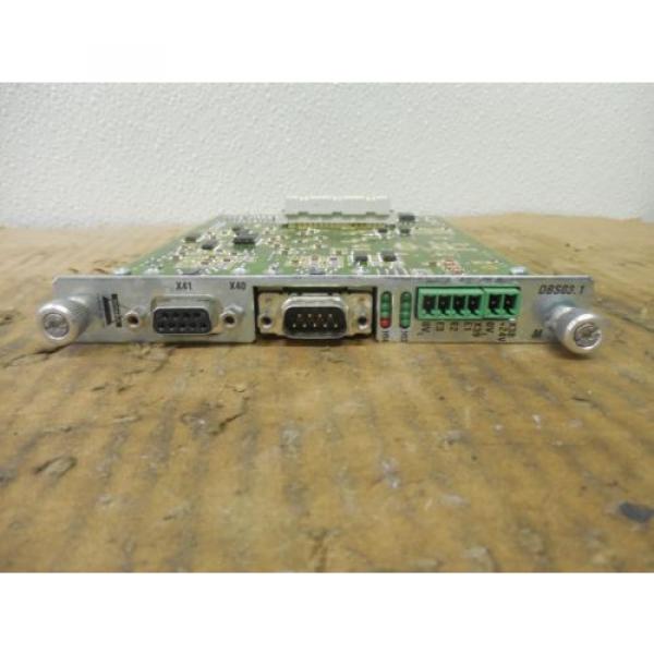 INDRAMAT REXROTH SERVO CONTROLLER CIRCUIT BOARD DBS031 DBS3 12 40-97022 #3 image