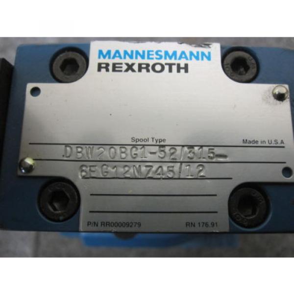 Origin REXROTH DIRECTIONAL VALVE # DBW20BG1-52/315-6EG12NZ45/12 #3 image