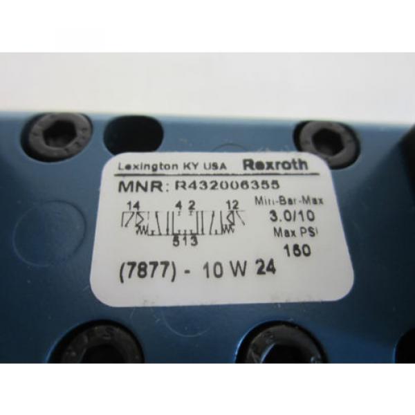 REXROTH CERAM PNEUMATIC VALVE R432006355 #3 image